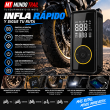Smart Wireless Tire Inflator Dual-Screen Digital Display Portable High Pressure Electric Car Air Pump Rechargeable Air Compresso