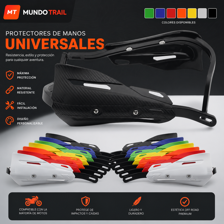 Paramanos universales para moto 22/28 mm