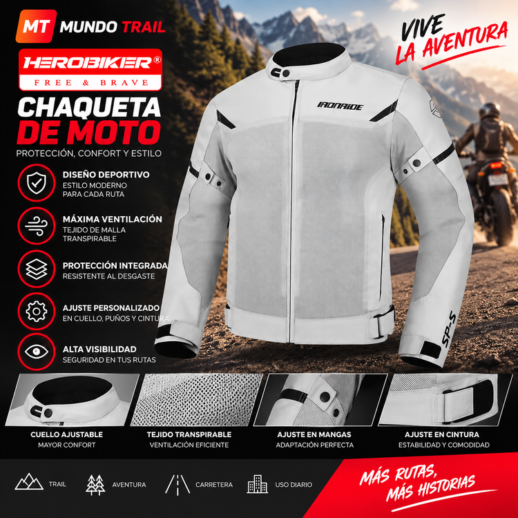 Chaqueta de moto HEROBIKER