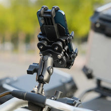 Soporte de móvil para moto con sistema antivibración