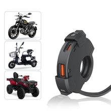 Cargador USB y USB-C para moto de 30 W con protección IP65