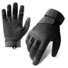 Guantes de moto tácticos impermeables con protección rígida