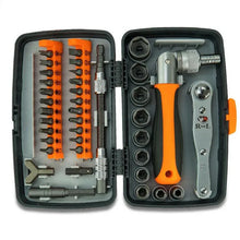 Kit de herramientas Deli 38 en 1 con carraca y puntas