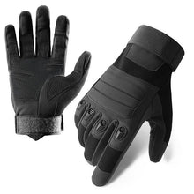 Guantes de moto tácticos impermeables con protección rígida