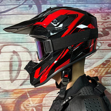Casco de motocross unisex ORZ ABS