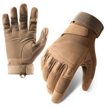 Guantes de moto tácticos impermeables con protección rígida