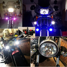 Foco LED auxiliar U7 para moto con luz Angel Eye y 3 modos