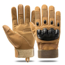 Guantes de moto tácticos impermeables con protección rígida