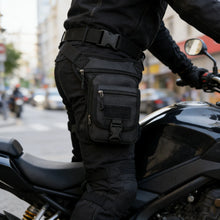 Bandolera de pierna para moto