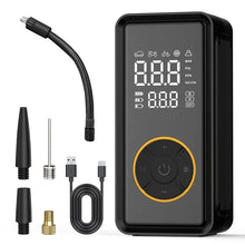 Smart Wireless Tire Inflator Dual-Screen Digital Display Portable High Pressure Electric Car Air Pump Rechargeable Air Compresso