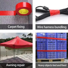 1 Roll Heavy Duty Fabric Duct Tape - Waterproof Repair Tape for Bicycle Seats, Tents & Tarps, Super Adhesive No Glue Needed