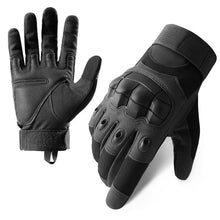 Guantes de moto tácticos impermeables con protección rígida