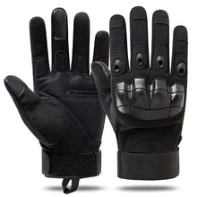 Guantes de moto tácticos impermeables con protección rígida