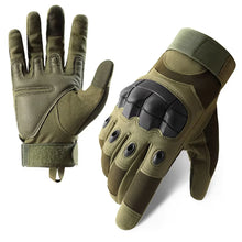 Guantes de moto tácticos impermeables con protección rígida