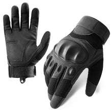 Guantes de moto tácticos impermeables con protección rígida