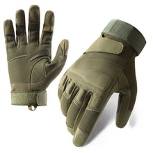 Guantes de moto tácticos impermeables con protección rígida