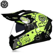 ORZ Motocross Helmet DOT Certification MTB ATV Motorcycle Cascos Carbon Fiber Pattern Off-Road Capacete Motorbike Anti-Glare