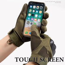 Guantes de moto tácticos impermeables con protección rígida