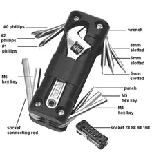 Motorcycle Multifunction Tool Kits Multitool Tire Repair Tool Set with Screwdriver Chain MTB Road Cycling Motorcycle Tools