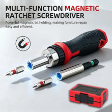45Pcs Ratchet Socket Wrench Set 1/4 Inch Drive CR-V Steel 72-Tooth Magnetic Screwdriver Bit Kit for Home Repair DIY with Case
